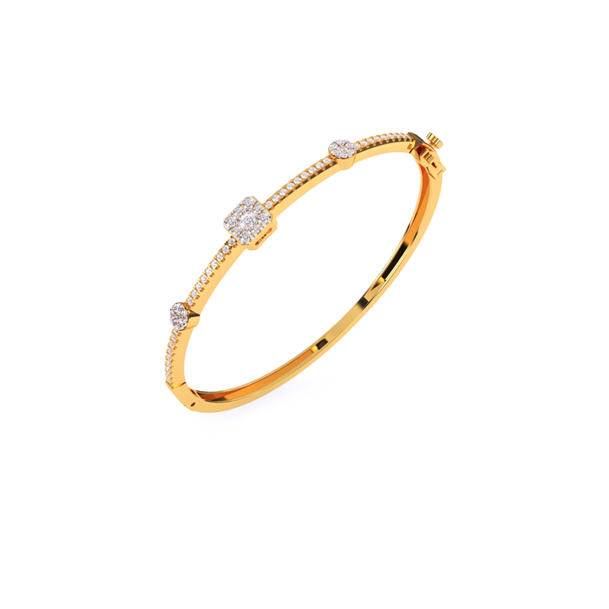 Minimalist Diamond Daily Wear Bracelet